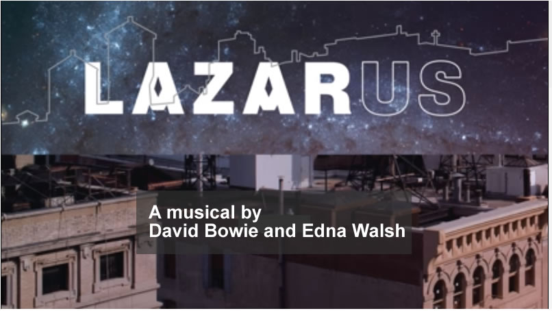Movie screening of Bowie’s Lazarus musical with a live band May 2nd In NYC