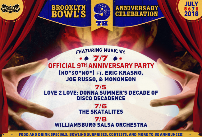 Eric Krasno, Joe Russo and MonoNeon Anchor Brooklyn Bowl’s 9th Anniversary Celebration