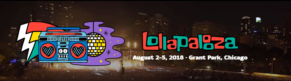 Live Stream: Lollapalooza 2018 All Three Channels