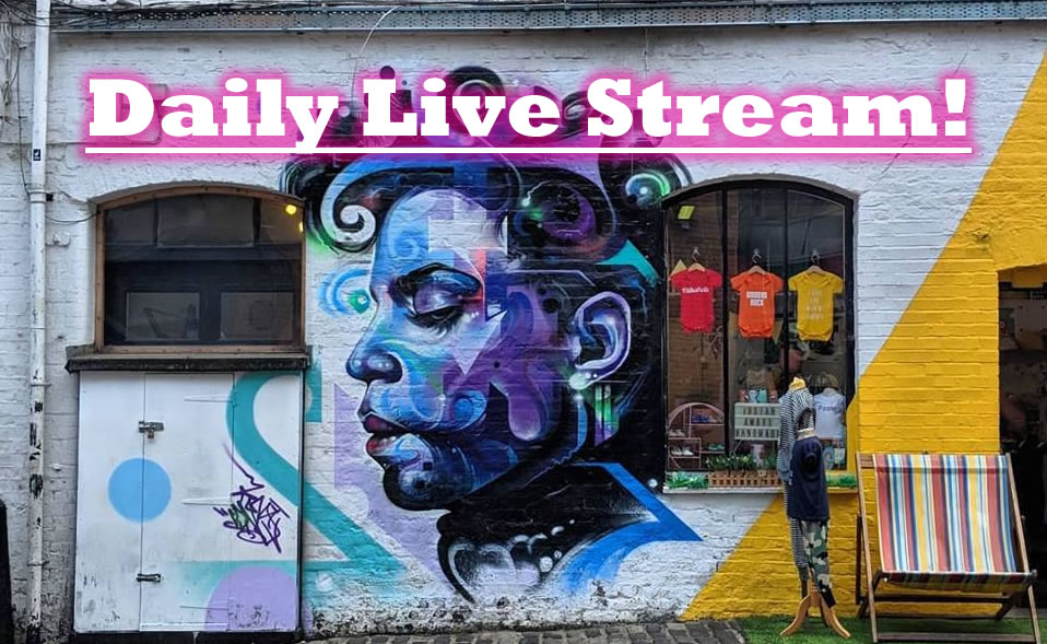 llive daily stream prince street art