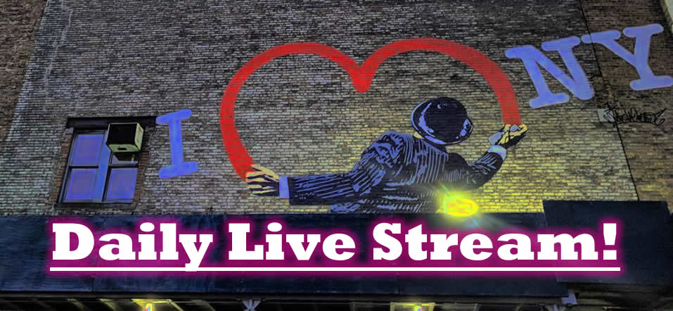 i heart ny street art daily live stream