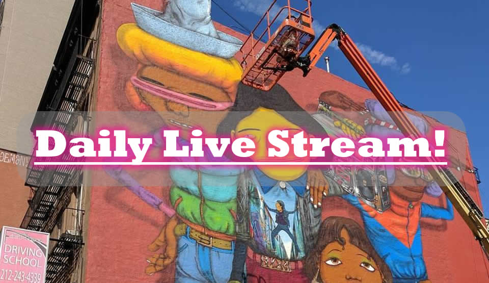 live stream schedule london street art