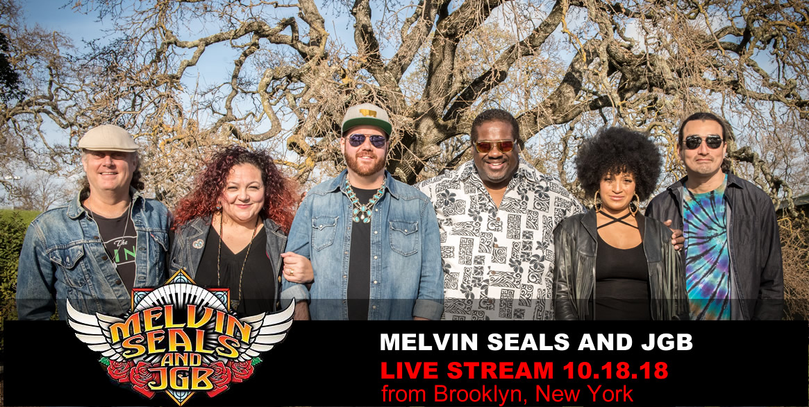 Live Stream: Melvin Seals and JGB from the Brooklyn Bowl, NY