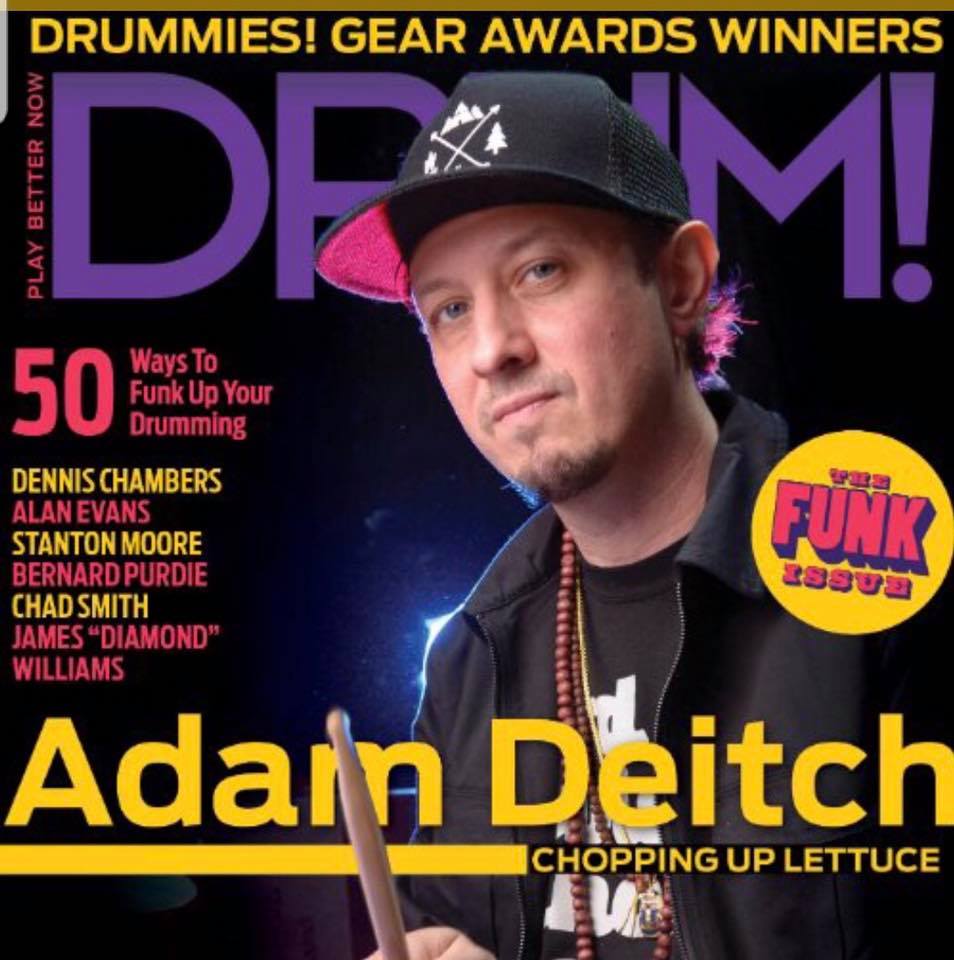 Adam Deitch Featured on the Cover of Drum! Magazine